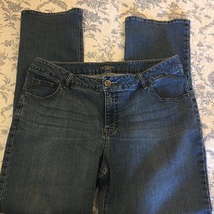 Womens Lee Riders Jeans size 18w Tall Long  back pocket stones